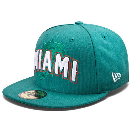 Miami Dolphins NFL DRAFT FITTED Hat SF04